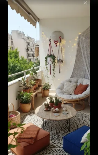 Set Portavaso fioriera sospesa macrame Arazzo Boho