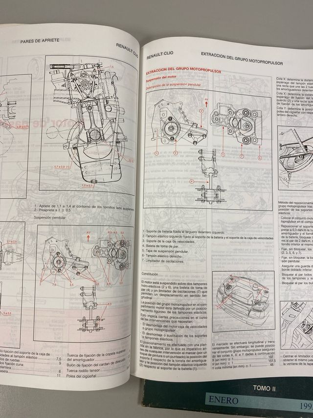 RENAULT CLIO Manual de taller de 1992