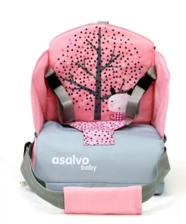 Trona viaje portátil rosa Asalvo