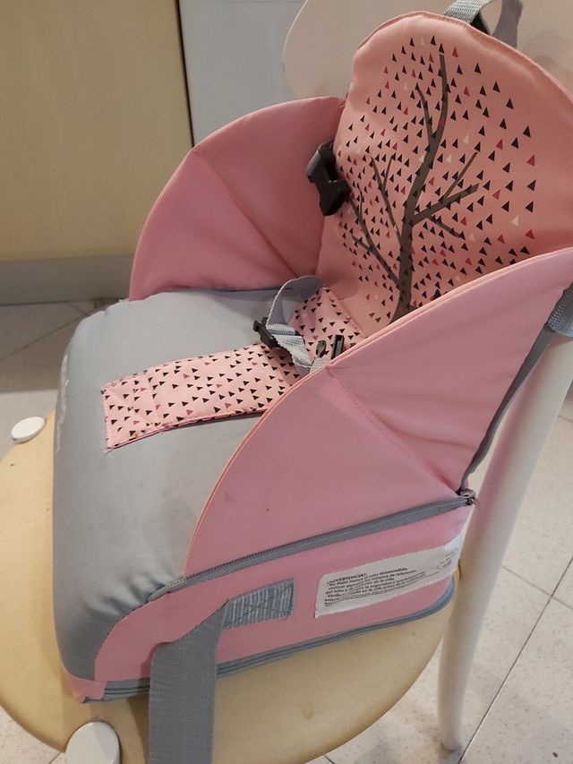 Trona viaje portátil rosa Asalvo