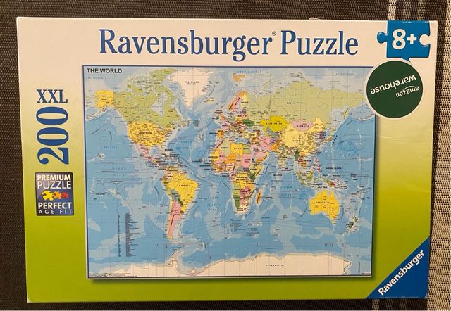Mappa del mondo di Ravensburger Puzzle