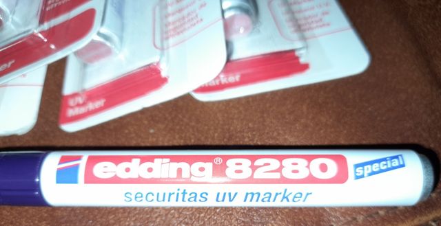 Lote 10 rotuladores Edding visibles luz 