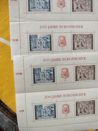 Sellos. 200 Jahre Burgtheater