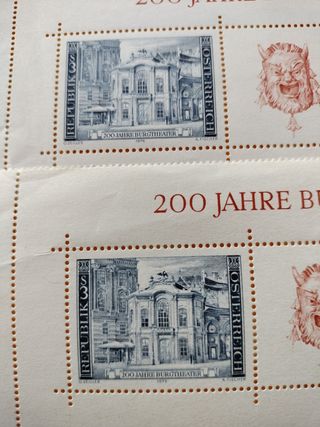 Sellos. 200 Jahre Burgtheater