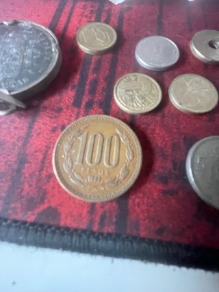 Lote monedas y billetes antiguos