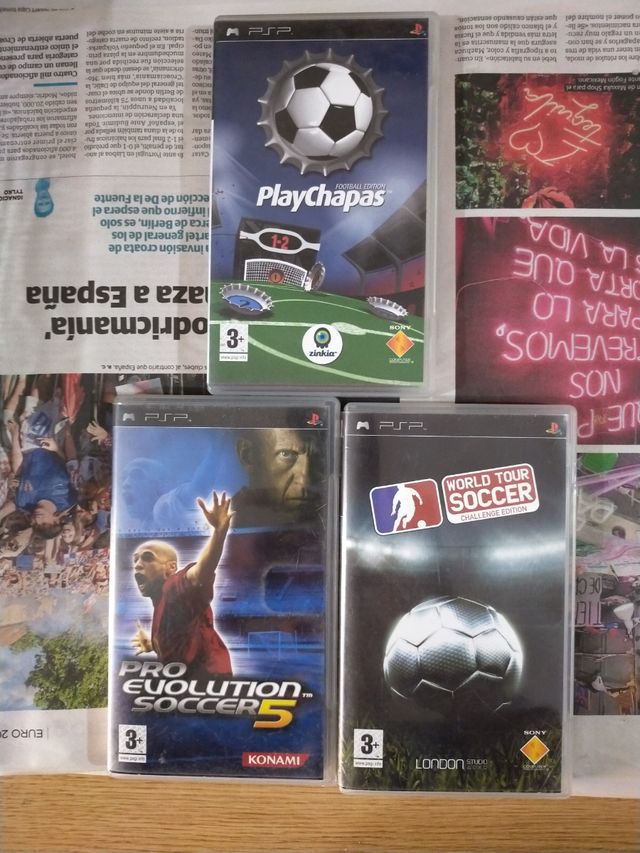 Sony psp futbol lote