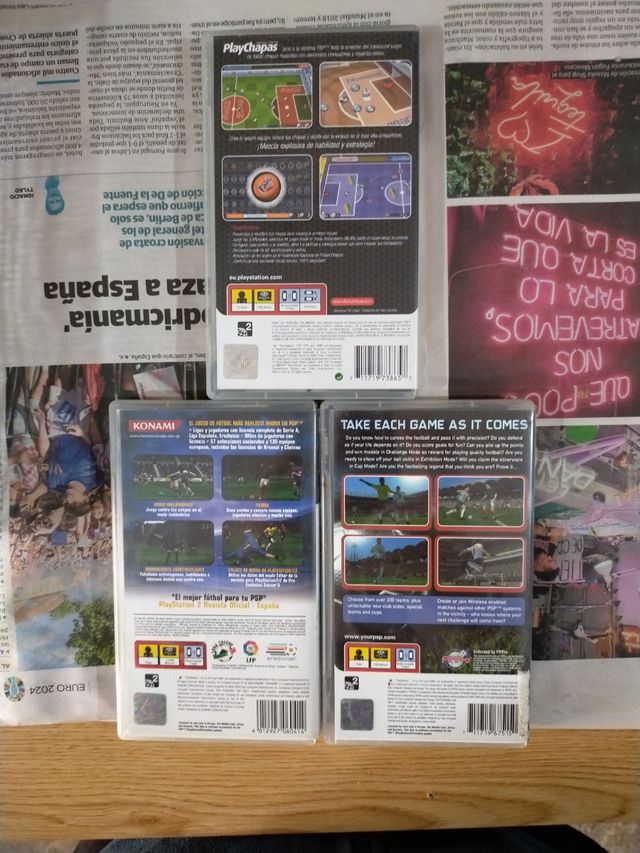 Sony psp futbol lote