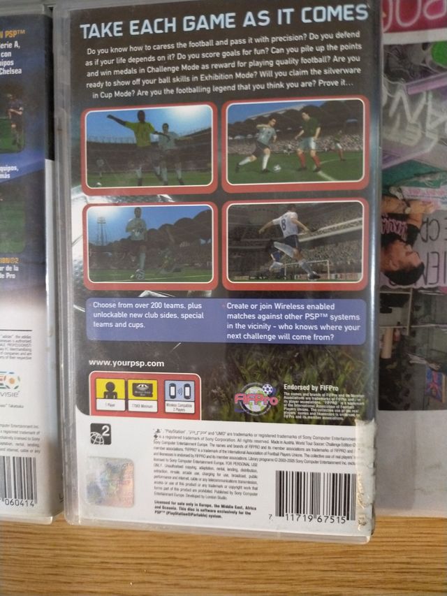 Sony psp futbol lote