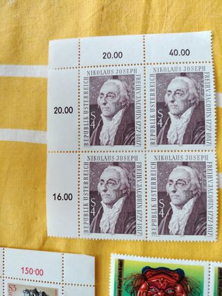 Sellos. Republik Osterreich distintos.