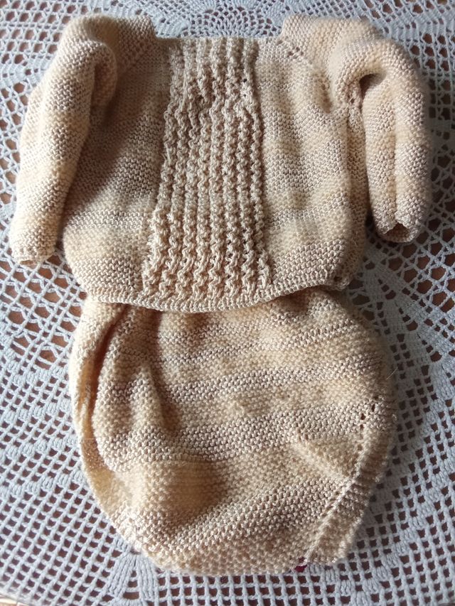 Conjunto bebé manualidad hecha por mi