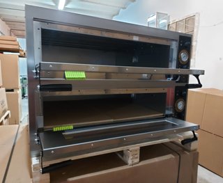 HORNO PARA 4+4 PIZZAS DE 40 CM /GLASS