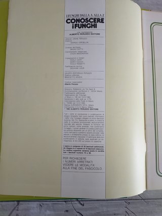 Enciclopedia - Conoscere i funghi Vintage