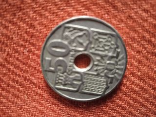 Moneda 50 céntimos España 