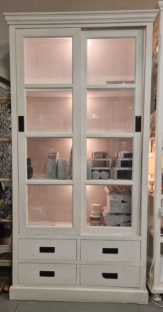 Estanterias con puertas