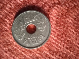 Moneda 25 ptas. Españolas