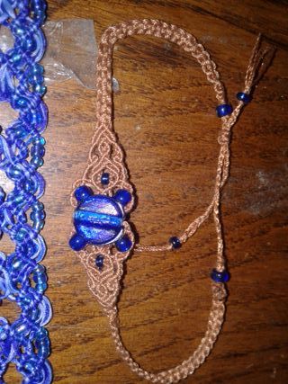 Set 3 bracciali in macramè homemade