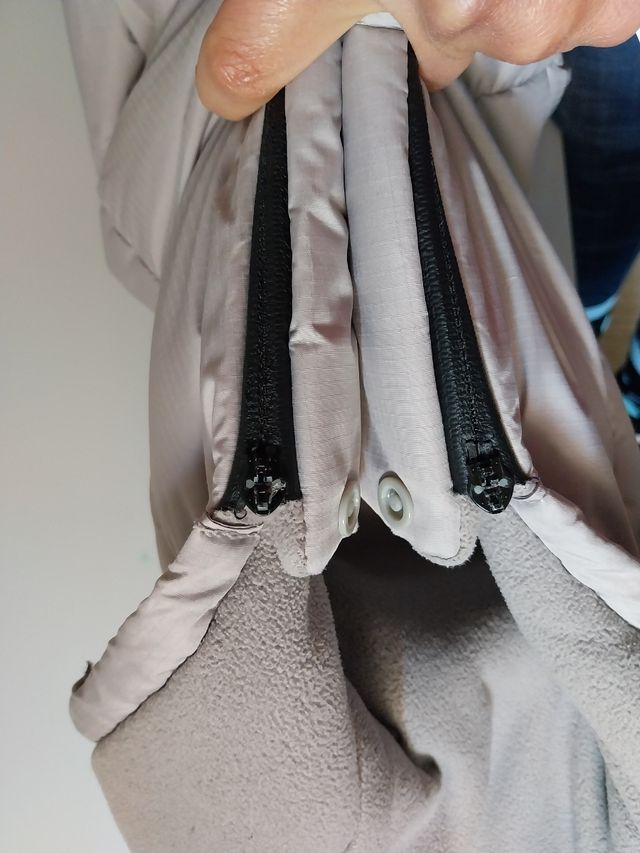 Saco Bugaboo gris artico