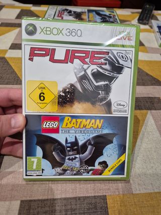PURE & LEGO BATMAN Xbox 360 PRECINTADO❗️