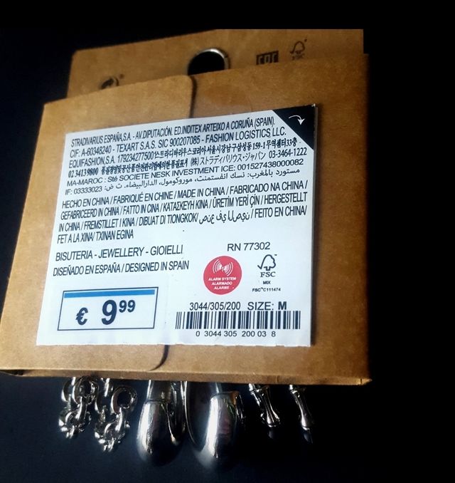 Pendientes Nuevos Stradivarius