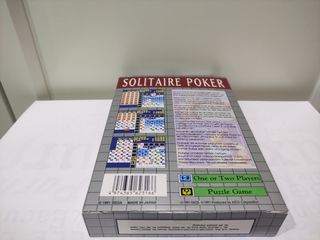 Solitaire Poker Sega Game Gear NUEVO