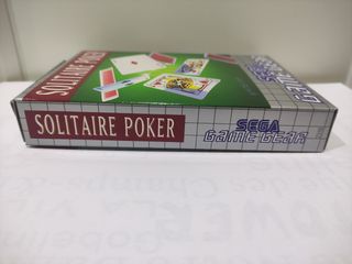 Solitaire Poker Sega Game Gear NUEVO