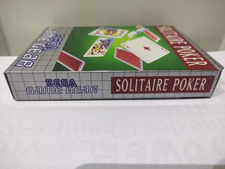 Solitaire Poker Sega Game Gear NUEVO