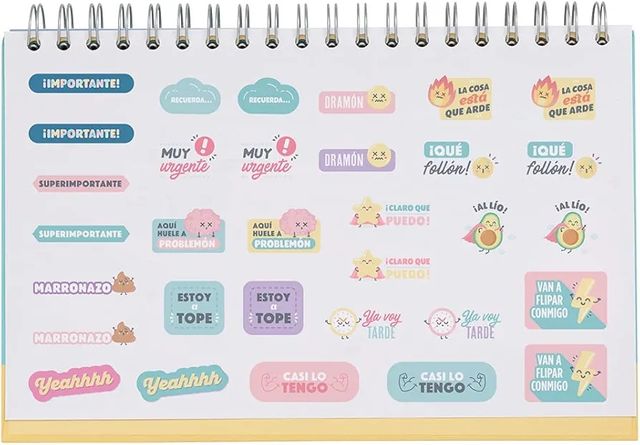 Mr. Wonderful Set planificador semanal y 2 bolis