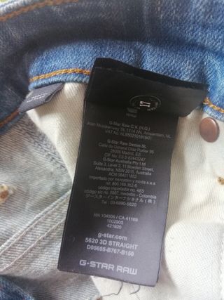Vaqueros G Star raw