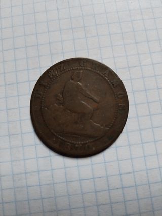 10 céntimos 1870