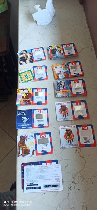 Schede telefoniche tim