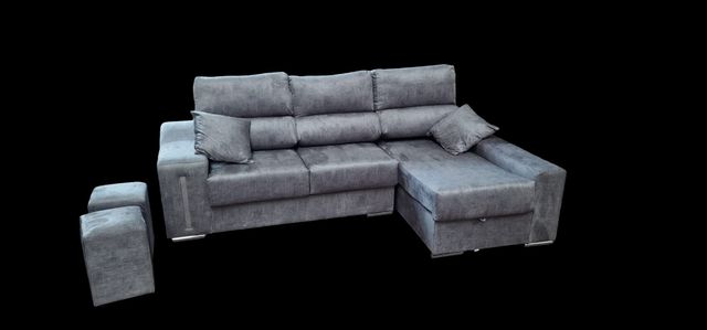 Sofa chaiselongue Gris ¡¡oferta!!