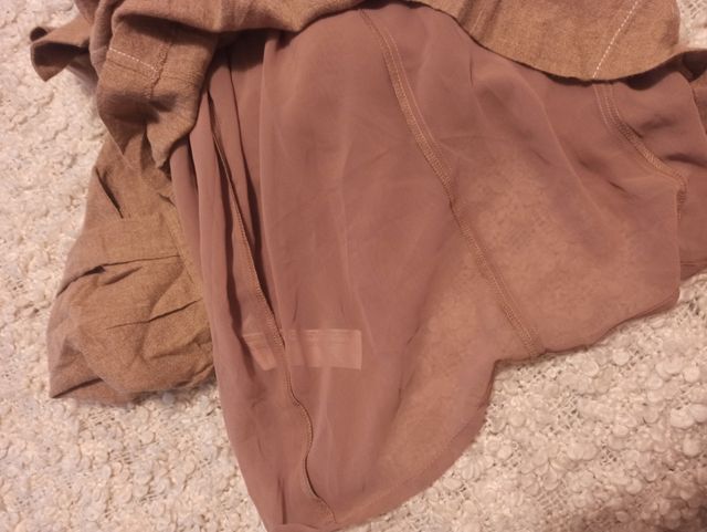 Vestido midi marrón de Mango