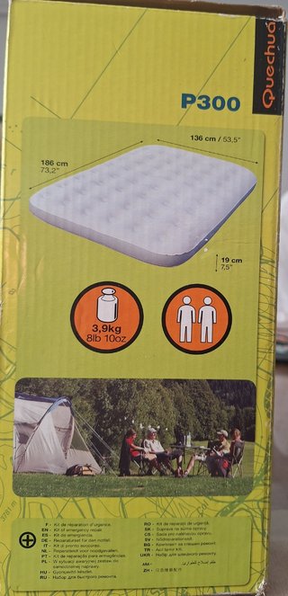 Colchón hinchable Decathlon 136 cm
