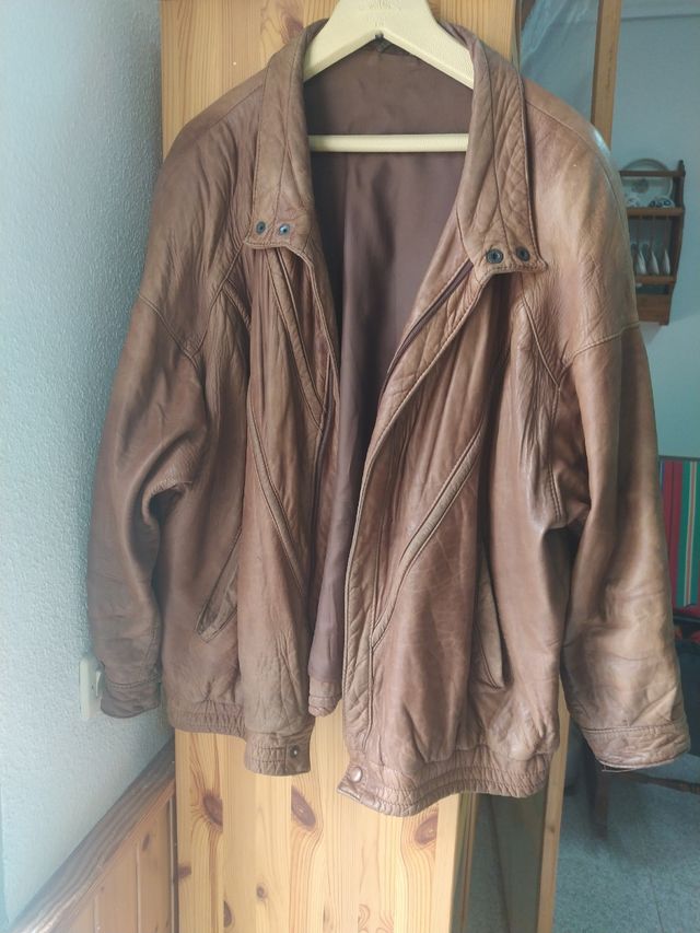 Cazadora hombre de piel