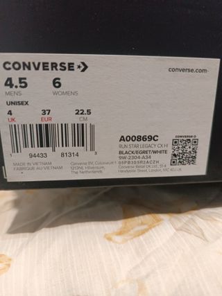 Converse con plataforma nuevas