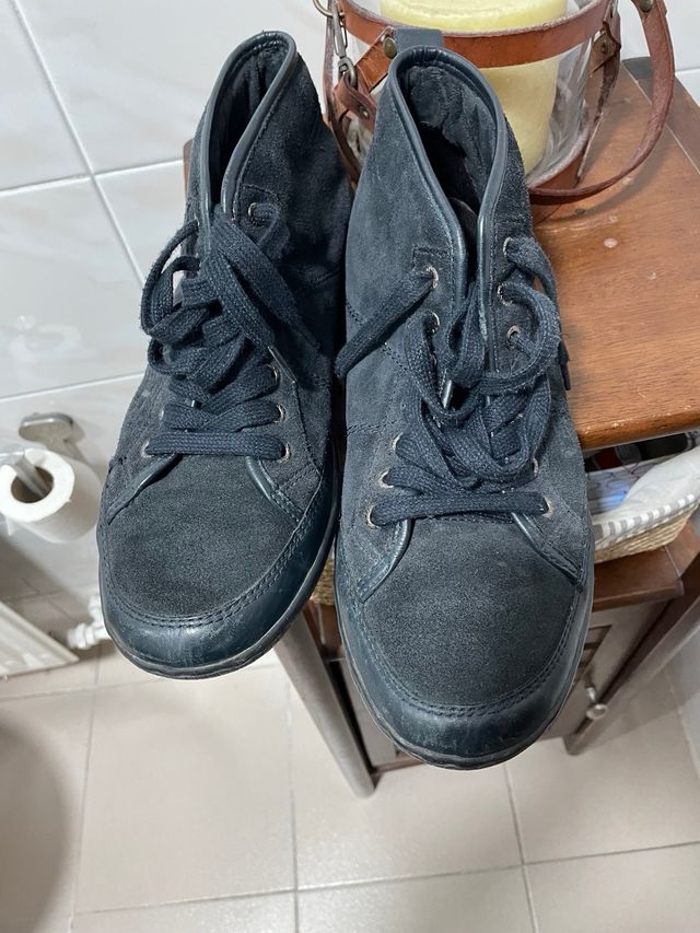 Botas de piel vuelta gant