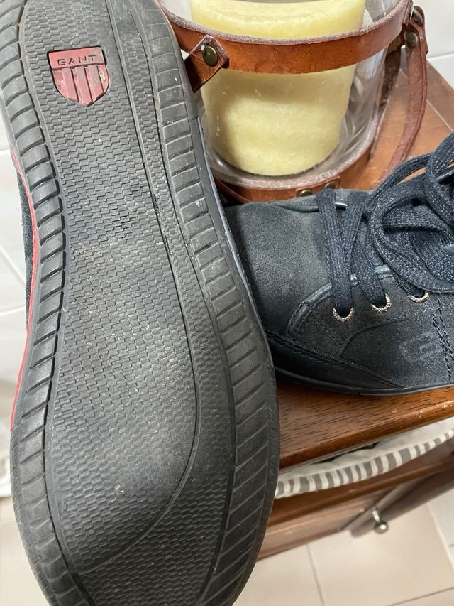 Botas de piel vuelta gant