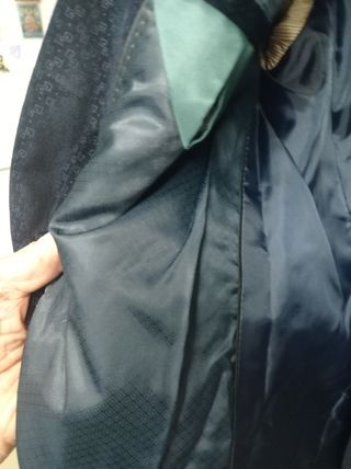 CHAQUETA HOMBRE AZUL ATERCIOPELADA PARA