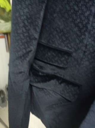 CHAQUETA HOMBRE AZUL ATERCIOPELADA PARA