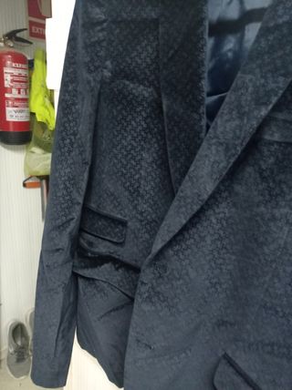 CHAQUETA HOMBRE AZUL ATERCIOPELADA PARA