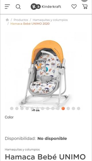 HAMACA / MOISES BEBÉ UNIMO