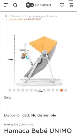 HAMACA / MOISES BEBÉ UNIMO