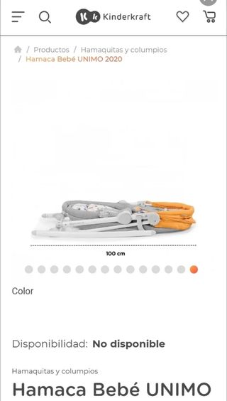 HAMACA / MOISES BEBÉ UNIMO