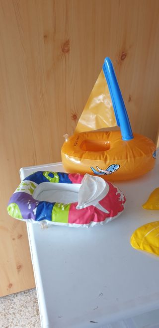 Lote Barcos Juguete Hinchables