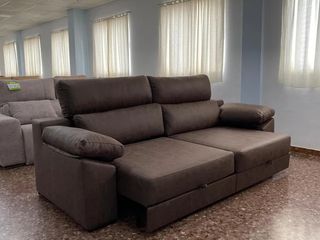 Sofá cama dos plazas marrón - entrega gratis