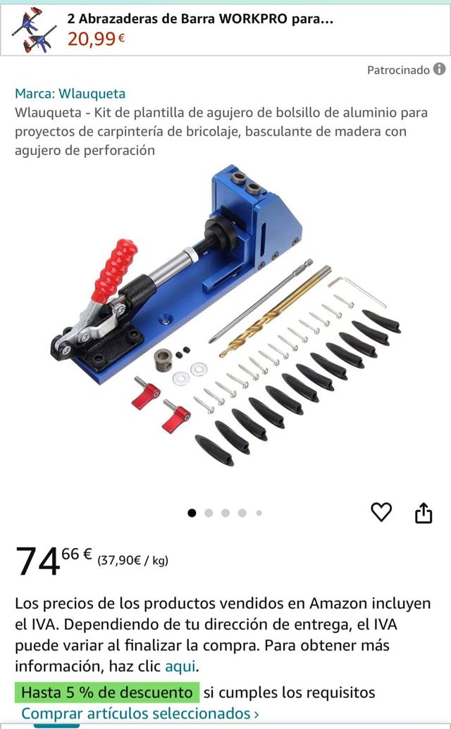 KIT DE PLANTILLA DE AGUJERO PARA BRICOLAJE