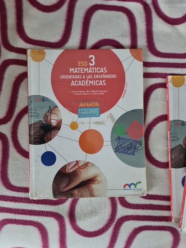 Matemáticas 3° ESO ANAYA