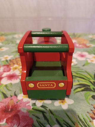 Trenino natalizio in legno