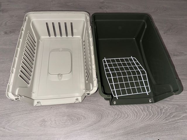 Transportín para mascotas + bebedero, comedero🎁