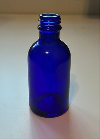 Frascos de vidrio azules 50ml con gotero obturador